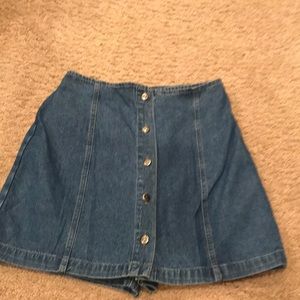 Denim Skort